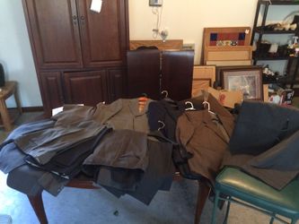 Men's suits jackets and pants