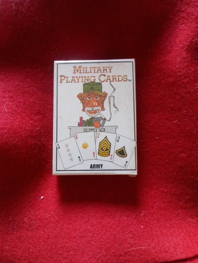 Military Playing Cards ~ Army