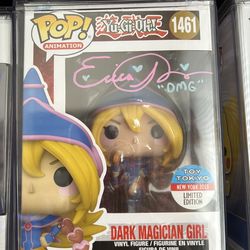Dark magician girl signed funko 1461