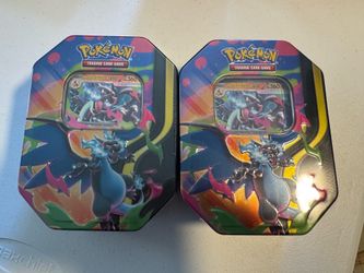 Pokemon Mega Charizard X Tins