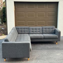 🛋️ Sofa/Couch Sectional - Ikea - Gray - Delivery Available 🚛