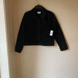 Brand New Woman’s Nicole Miller brand Black Denim Jackets Up For Sale 
