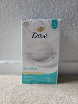 Dove Sensitive Bar Soap 6pk •$10