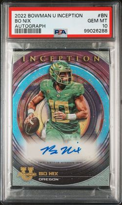 2022 BOWMAN UNIVERSITY INCEPTION AUTOGRAPHSBO NIX