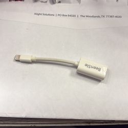 Lightning digital AV adapter, specifically designed to connect Apple devices with a Lightning port to a television, projector, or display via an HDMI 