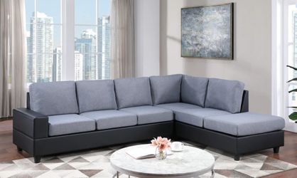 Wow - Reversible Grey Sectional

