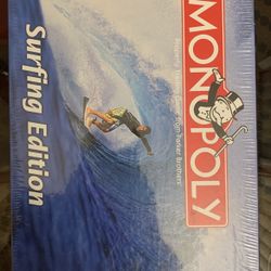 Monopoly Surfing Edition NEW Never Used