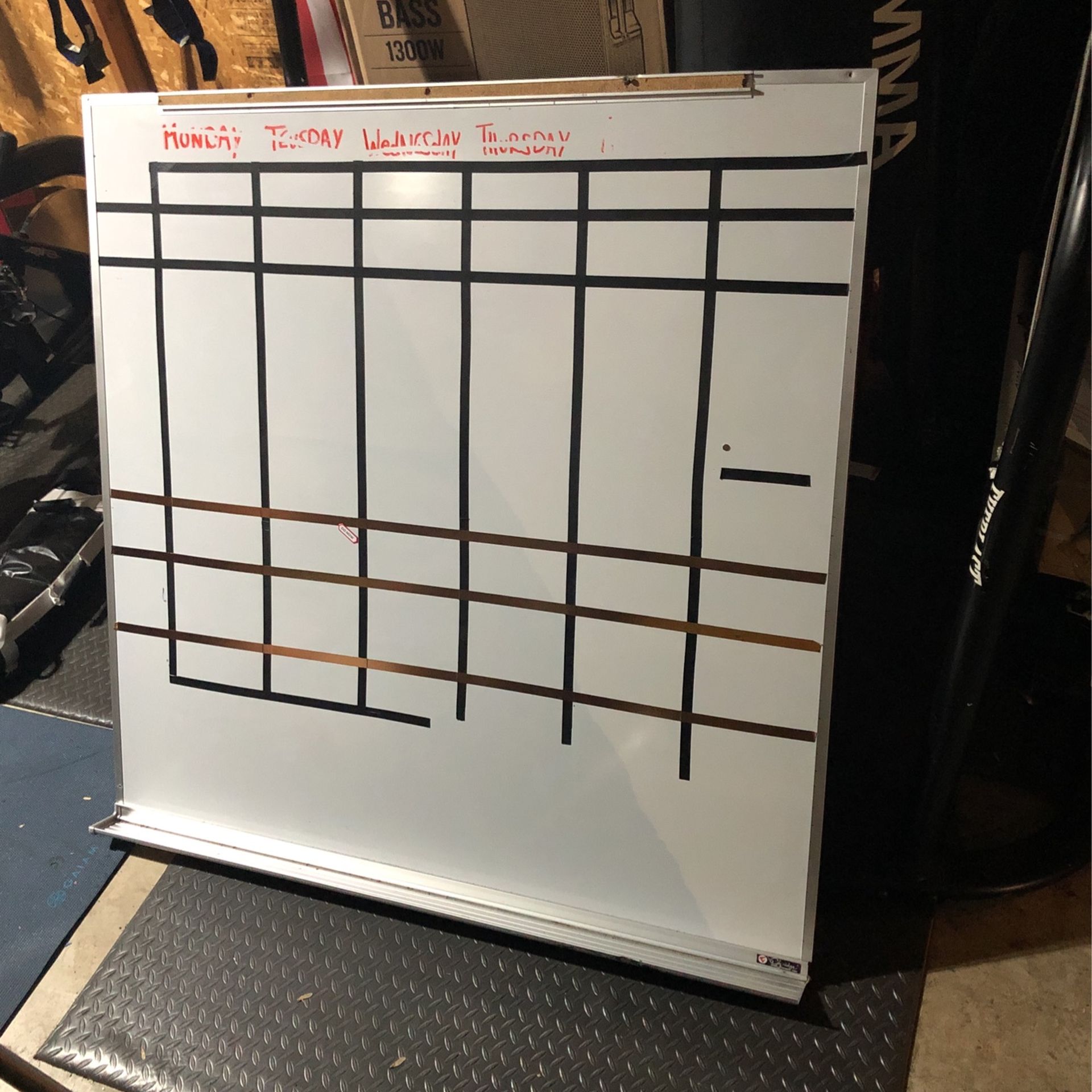 6 Ft Dry Erase Board 