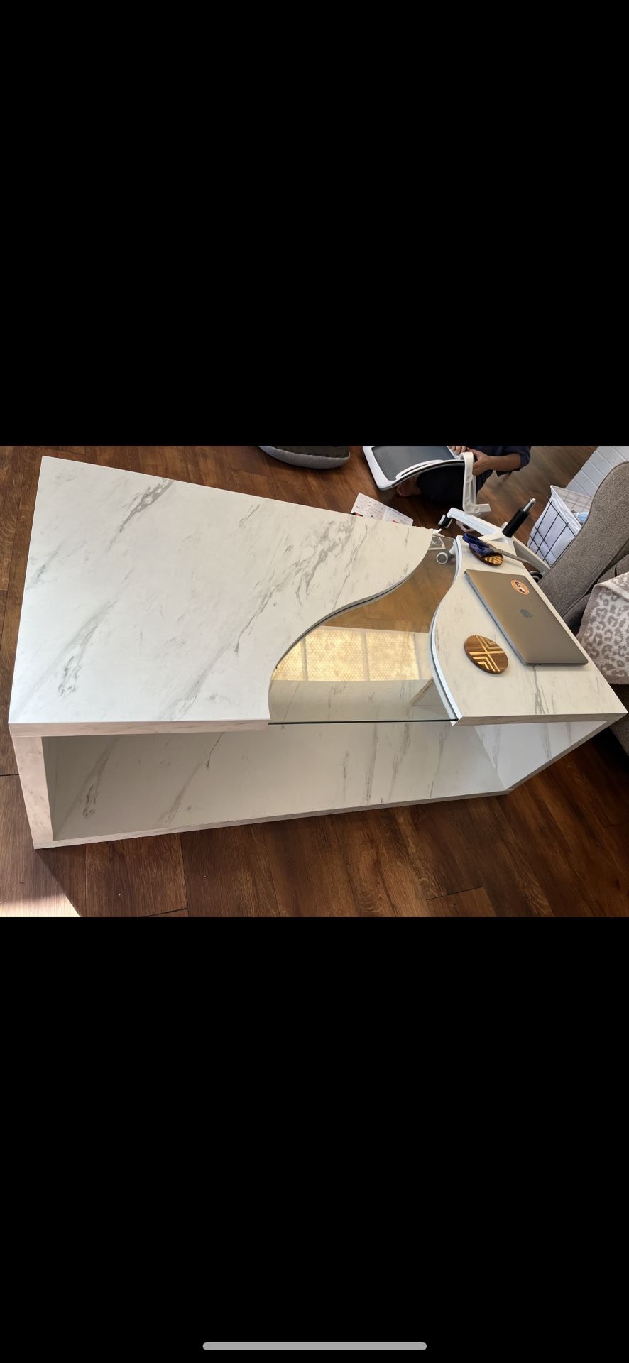 Trendy Marble Coffee Table