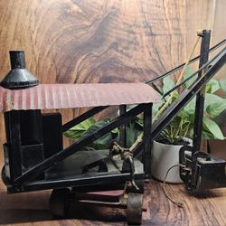 Antique Buddy L Steam  Pressed Steel 1920's Vintage Construction Toy Rare