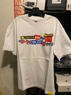 That’s A Awful Lot Of Cough Syrup Graphic Tee - White
