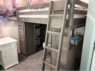 Twin loft bed