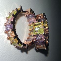Mini Pastel Hoop Earrings 