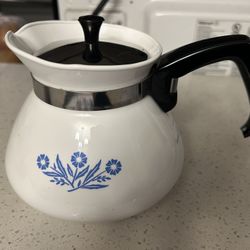 Vintage 1960 Blue Cornflower Coffee Pot