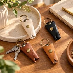 Handmade Premium Leather Keychain Wrap - New