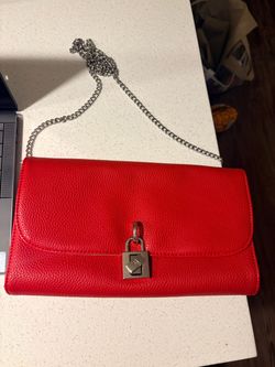Steve Madden Red Crossbody/Clutch Bag - Like New