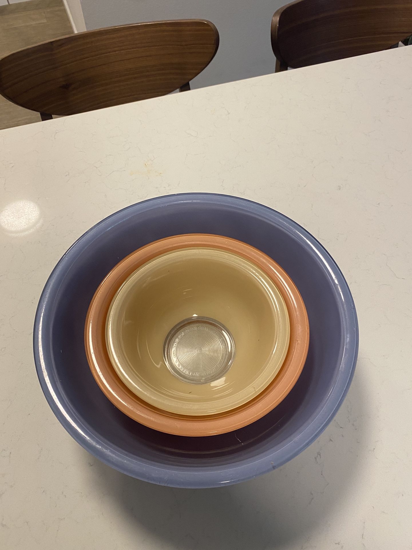 Vintage Pastel Pyrex Bowl Set
