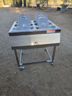 Baño maria  food warmer cart propane