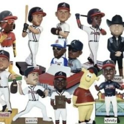Flawless Atlanta Braves Bobblehead Sets (2022 and 2023) - Complete & Factory Sealed