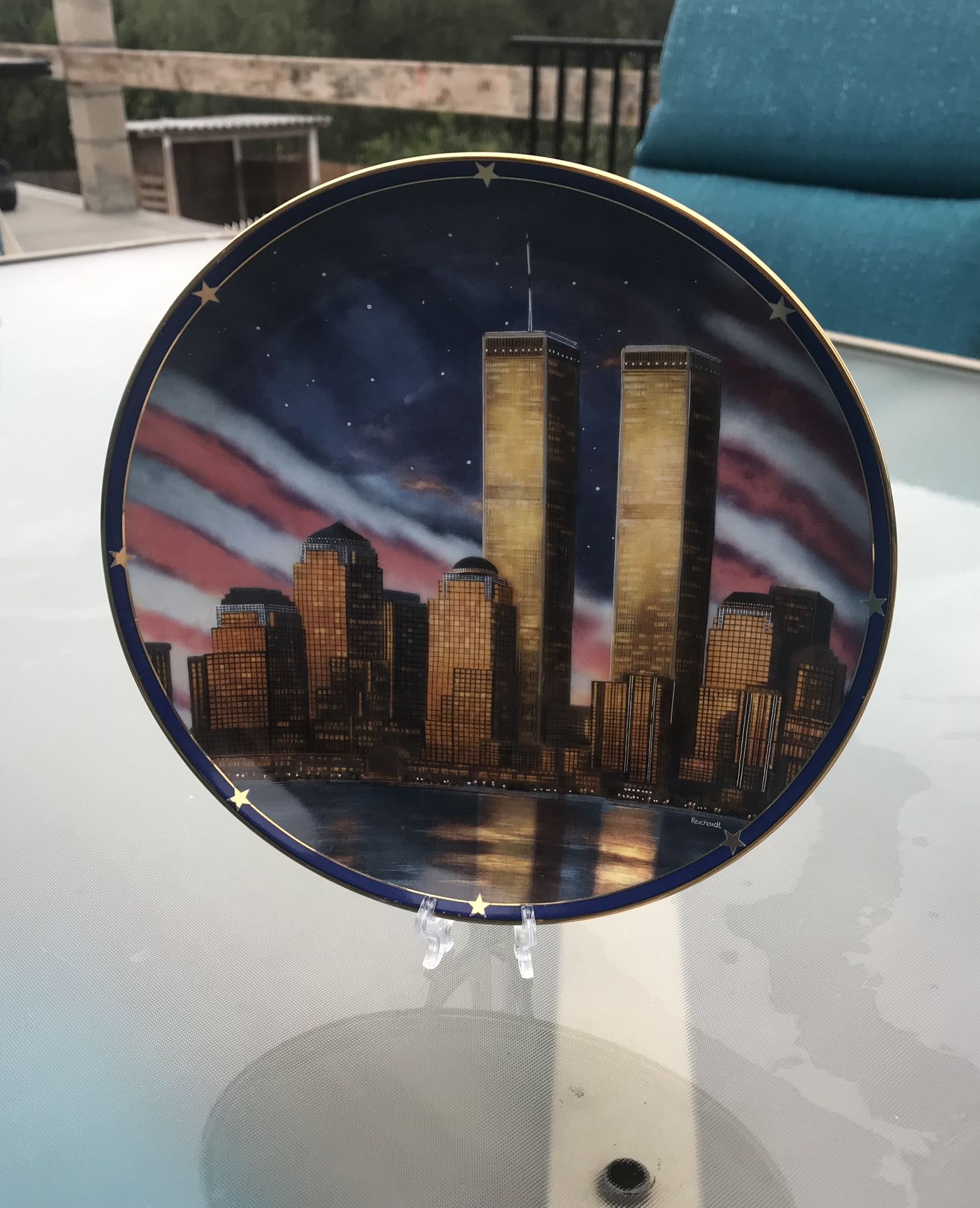 Twin Towers Plate
