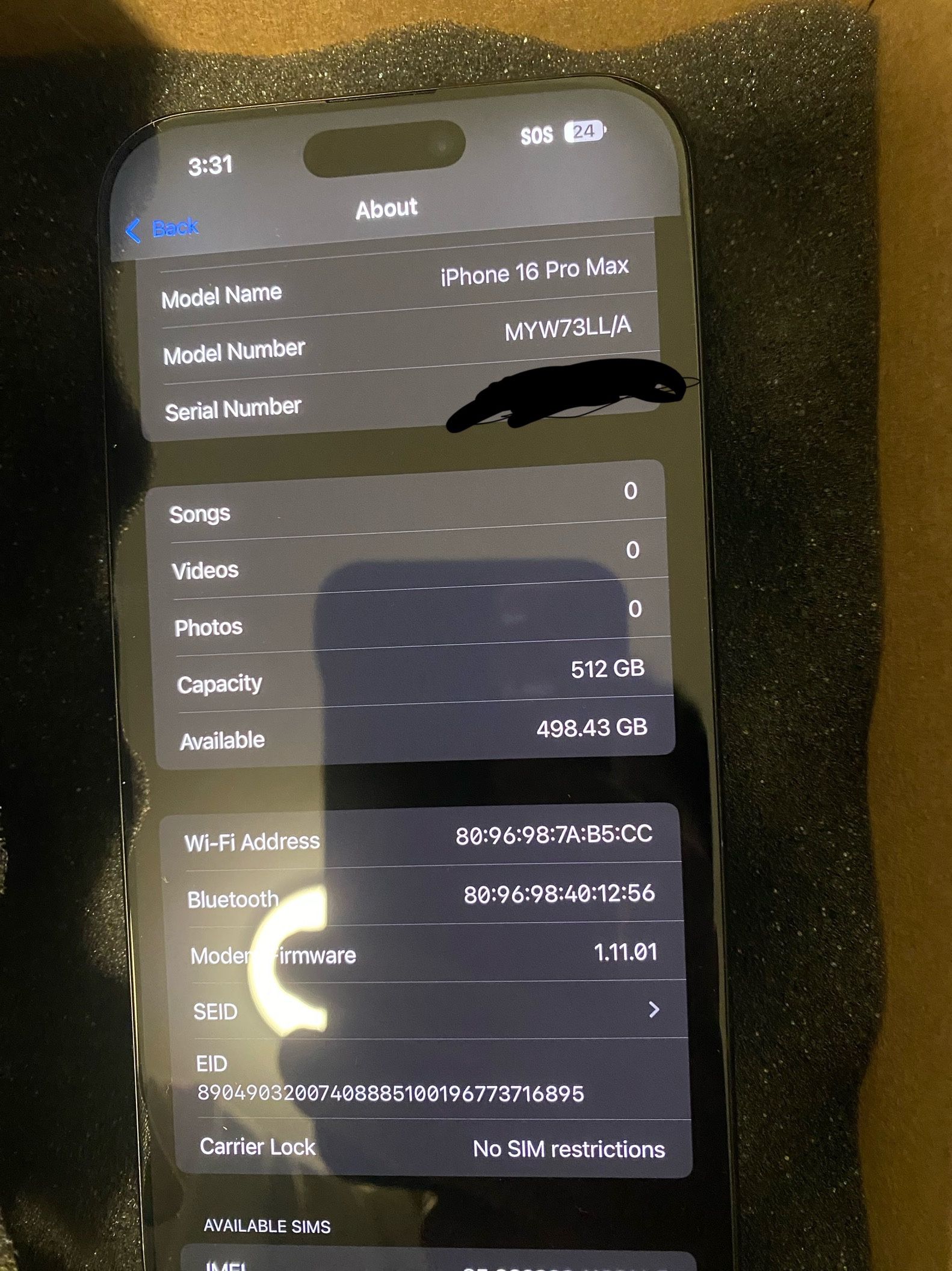 iPhone 16 Pro Max 512GB Unlocked