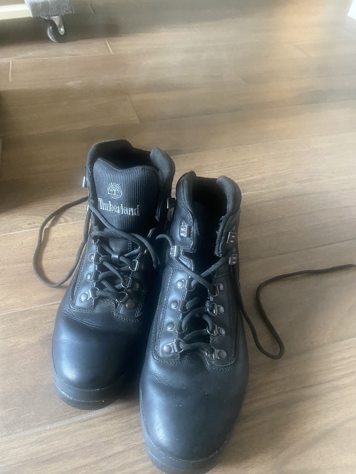Black Timberland Boots Like New