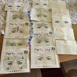 Face Crystal Stickers, Face Gems Stick on Face Rhinestone, Stickers $15