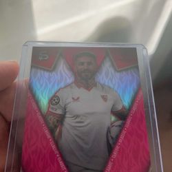 Topps UCL Super-Stars 23/24 No. 148 Sergio Ramos Pink Cubic