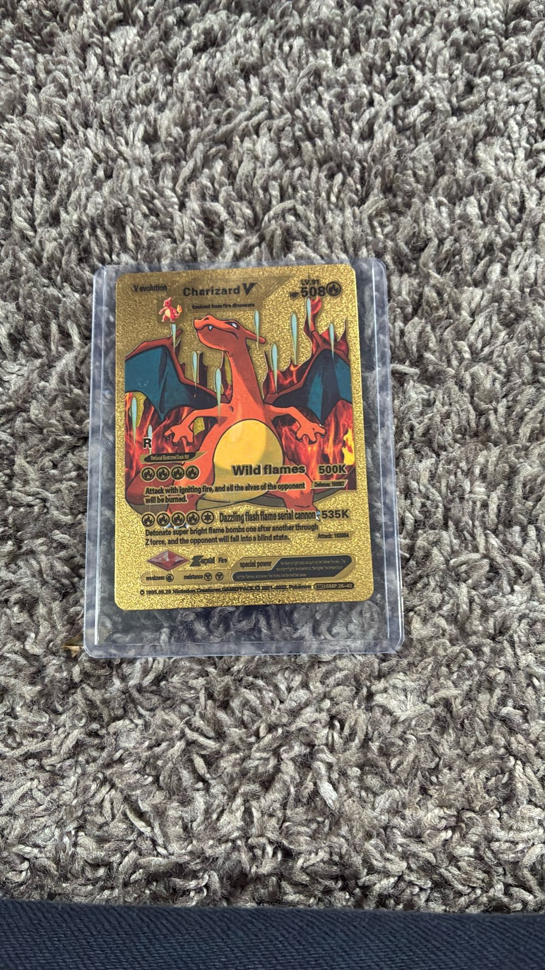 Gold Charizard V