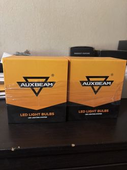 AUXBEAM 9005 LED HEADLIGHT BULBS 72W 8000LM S2 SERIES6500K COOL WHITE | 2 BULBS