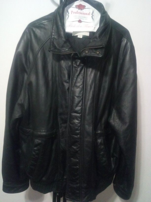 London Fog leather jacket