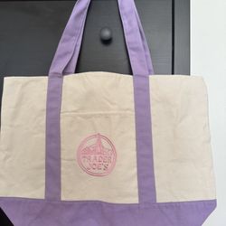 Trader Joe’s Large Lavender Tote