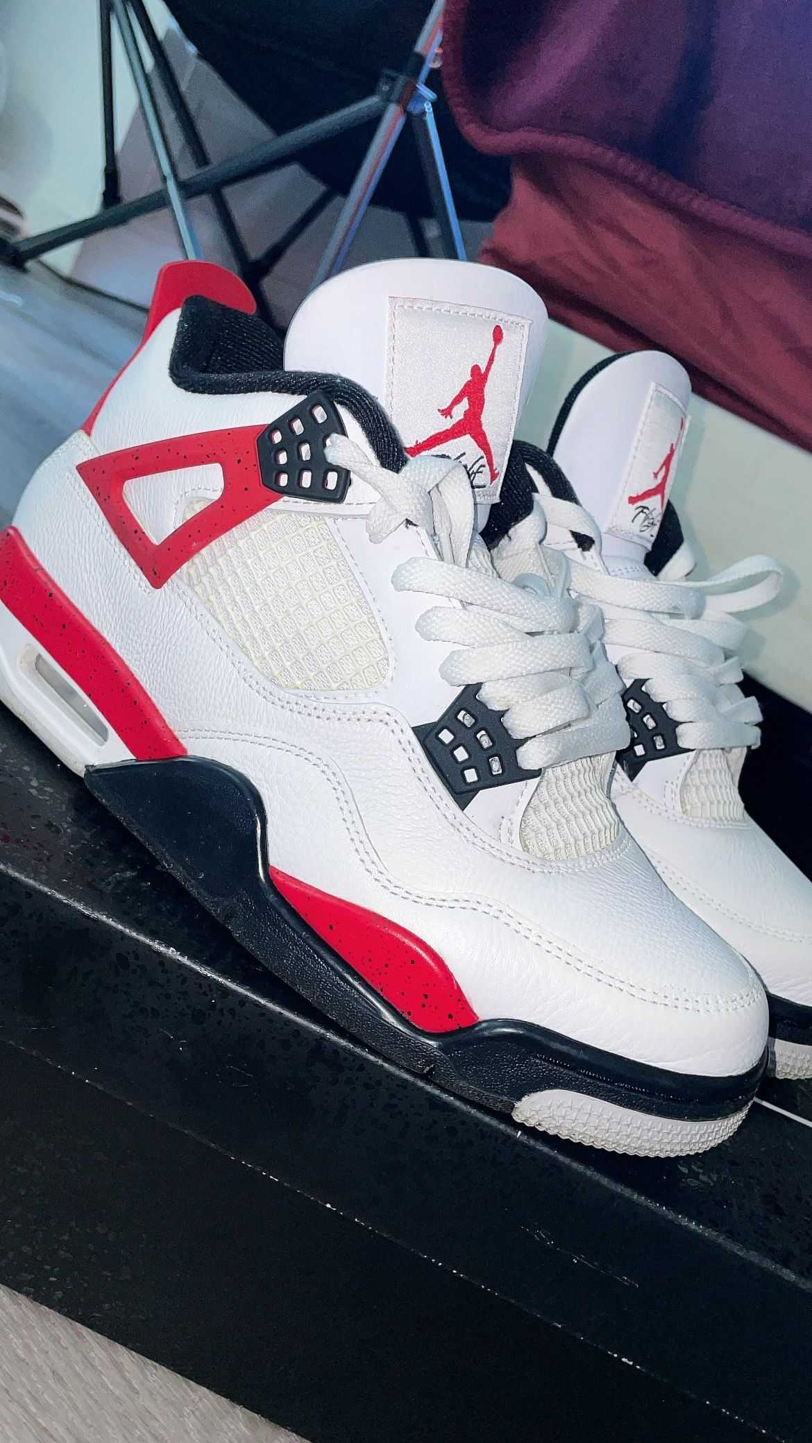 Red Cement Jordan 4s