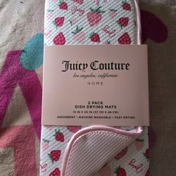 Juicy Couture 🍓🍓 Dish Drying Mat 