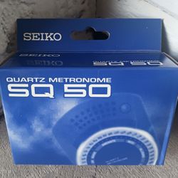 Seiko Quartz METRONOME SQ 50 (NEW-Never Used)   Still in Original Box