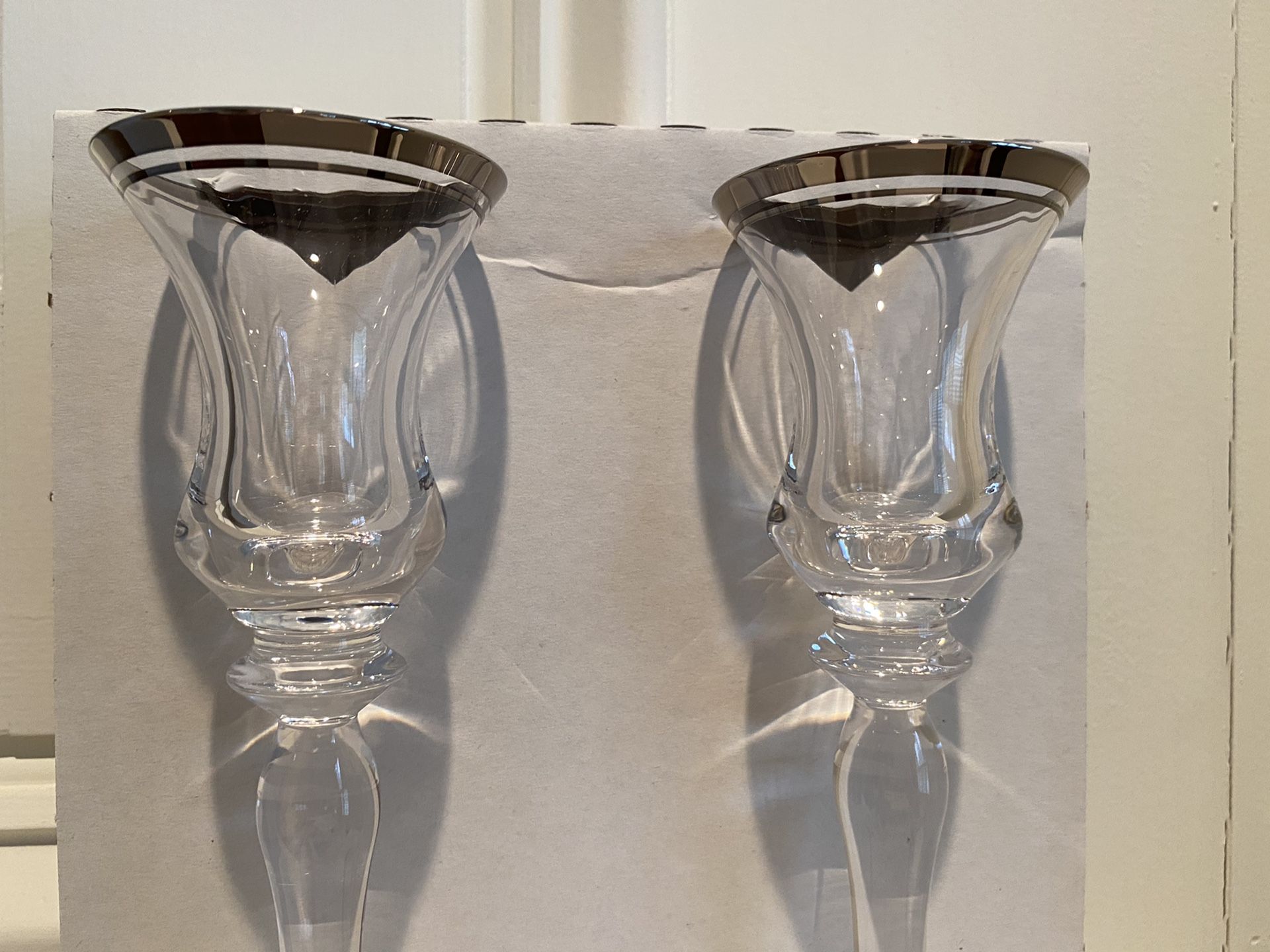 Brand new in box Mikassa candle stick holders