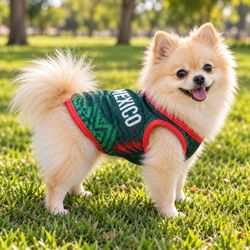 Mexico #10 Dog Jersey – Extra Small X