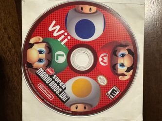 Nintendo New Super Mario Bros. Wii Game Disc