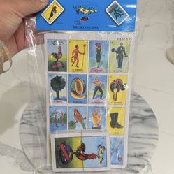 6 Dollars New Each Loteria Playset Toy 