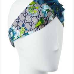 Gucci Bloom Print Silk Headband.  NWT