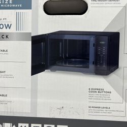 Vissani 1.1 cu. ft. Countertop Microwave Oven in Black