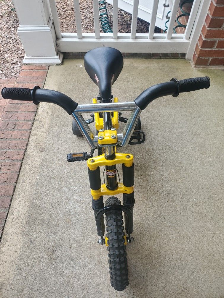 tonka bike with training wheels