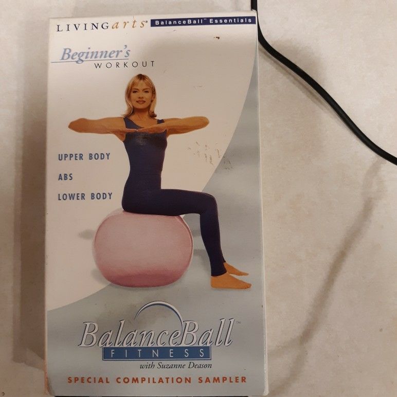 VHS EXERCISE TAPE To Be Used With Your EXERCISE BALL. This Is A New VHS Tape. Factory Sealed.