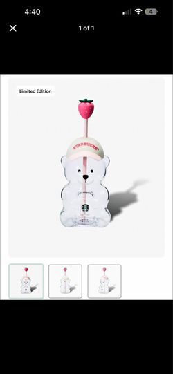 Starbucks Strawberry Bear Cup
