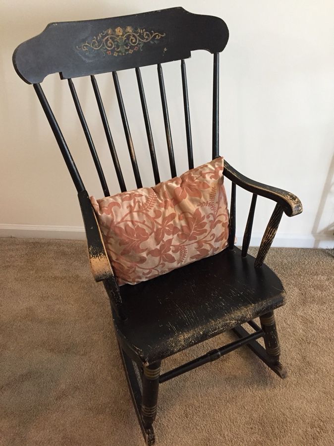 Vintage rocking chair (pillow not included)