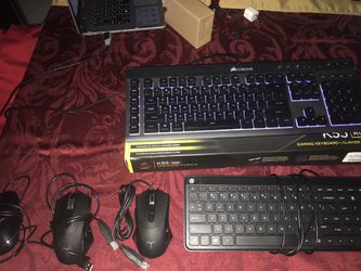 Gaming mouse and key board & regular HP mouse and keyboard