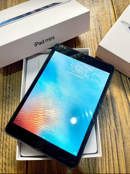 iPad Mini 1, Wi-Fi Internet Access,  ICloud And Factory Unlocked,  Excellent Condition. 