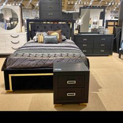 Brand New 4 Pcs Bedroom Set Queen: $679 King: $799 FREE LOCAL DELIVERY