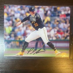 Paul Skenes Autographed 8x10 With Coa