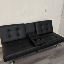 Couch (black Leather)